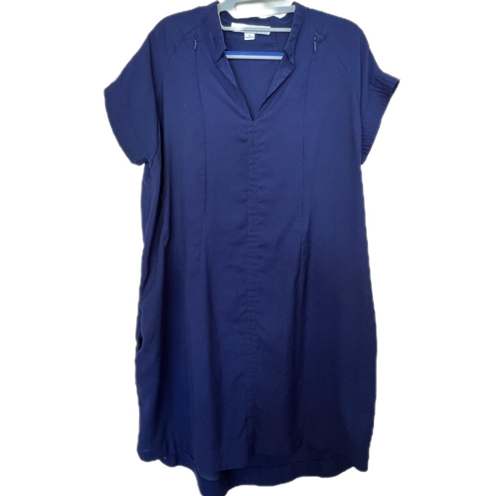 Loyal Hana Nursing/Maternity Navy “Cybelle” Shirtdress Small